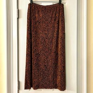 Anthropologie Size L Mazie Pleated Midi Skirt BNNW